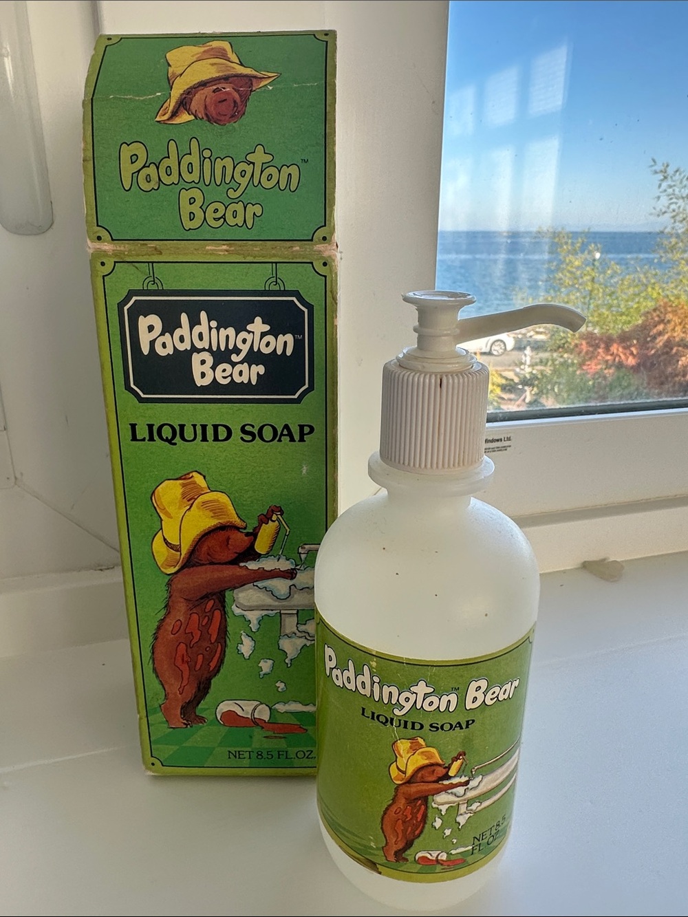 1981 Paddington Bear Liquid Soap Bottle
